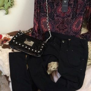 Stretchy Free People Skinny pants work/play!